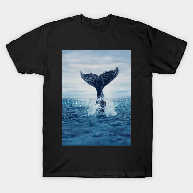 Your dance for the ocean, vast and blue T-Shirt by Richard George Davis